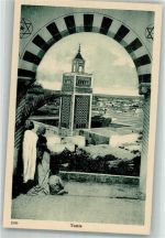 Tunis 1928 Foto AK