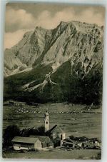 6631 Lermoos Foto AK Kirche