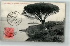 Santander 1910 Foto AK Sardinero Marke bildseitig