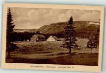 Schlingelbaude Foto AK Hüttenstempel