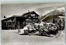 6992 Hirschegg , Kleinwalsertal Gebrauchsspuren Winter Gasthaus Schöntalhof