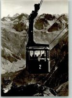 6992 Mittelberg , Kleinwalsertal Foto AK Seilbahn Walmendinger Horn-Bahn