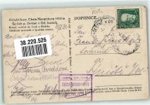 Nové Mesto nad Metuji Neustadt / Mettau Winter Hüttenstempel Hory Orlicke Adlergebirge