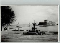 Rhodos Rodi Foto AK Denkmal Hafen -Einfahrt