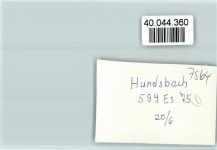 76596 W7564 Hundsbach , Baden FOTO KEINE AK Kirche