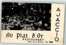 20000 Ajaccio 1950 Foto AK Gasthaus