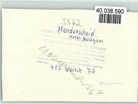 54531 W5562 Manderscheid , Eifel FOTO KEINE AK Hotel Müllejans Innenaufnahme