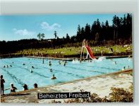 78126 W7744 Königsfeld im Schwarzwald FOTO KEINE AK beheiztes Freibad Rutsche