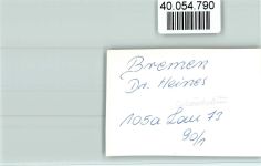 28195 W2800 Bremen FOTO KEINE AK Dr. Heines Klinik