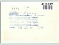 93470 W8491 Sommerau FOTO KEINE AK Haus Panorama