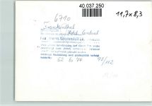 67227 W6710 Frankenthal (Pfalz) FOTO KEINE AK Hotel Central Innenaufnahme Rotisserie Zum Winzer