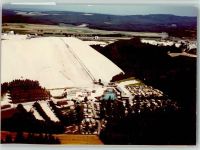 92242 W8452 Hirschau , Oberpf FOTO KEINE AK Luftaufnahme Sommerskiparadies Dünenbad Campingplatz Minigolf