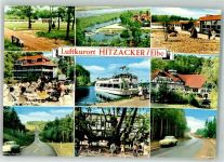 29456 W3139 Hitzacker Elbe - Blick vom Weinberg Kurmittelhaus MS Stadt Hitzacker Elbuferstraße