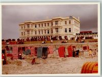 26548 W2982 Norderney FOTO KEINE AK Familienferienstätte Diakonisches Werk Strandkörbe
