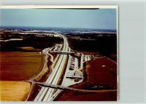 W2845 Damme , Dümmer Luftaufnahme Autobahnraststätte Autobahn FOTO KEINE AK