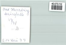 38667 W3388 Bad Harzburg FOTO KEINE AK Kästeklippen