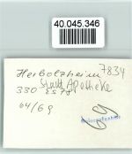 79336 W7834 Herbolzheim , Breisgau FOTO KEINE AK Stadt Apotheke