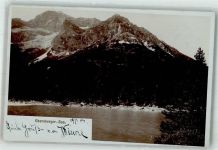 6157 Obernberg am Brenner 1904 Foto AK Oberberger See