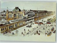 Hauptbahnhof Dresden um 1898 Bahnhof
