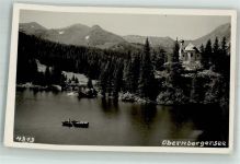 6157 Obernberg am Brenner Foto AK Kirche Obernberger See