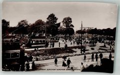 Bristol Foto AK Straßenbahn Durdham Downs