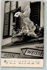 5360 St. Wolfgang im Salzkammergut 1954 Foto AK Hotel Weisses Rössl