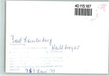 37431 W3422 Bad Lauterberg im Harz FOTO KEINE AK Kollbreyer Innenaufnahme Speisesaal