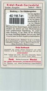 Im Schützengraben Erdal-Kwak Sammelbild Serie4 Schützengraben WK I