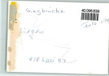 W5900 Siegen Siegbrücke Brücke FOTO KEINE AK