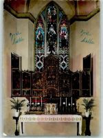 W5584 Merl , Mosel Kath. Pfarrkirche Innenaufnahme Gotischer Hochaltar Flämische Schnitzkunst Kirche FOTO KEINE AK