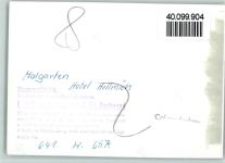 49565 W4550 Malgarten FOTO KEINE AK Hotel Hellmich Innenaufnahme Gastraum