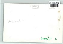 96132 W8602 Aschbach , Oberfr FOTO KEINE AK Bungalow-Feriendorf Steigerwald
