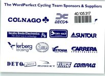 Yvon Ledanois Team WordPerfect 1993 Radrennen