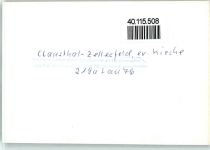 W3392 Clausthal-Zellerfeld Evangel. Kirche Innenaufnahme Blick zum Altar Kirche FOTO KEINE AK