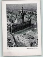 20095 W2000 Hamburg - Rathaus Blick von oben AKU2