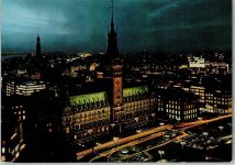 20095 W2000 Hamburg - Rathaus bei Nacht
