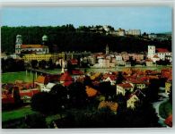 94032 W8390 Passau - Blick auf Donaubrücke und Stadt