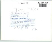 78176 W7712 Blumberg , Baden FOTO KEINE AK Luftaufnahme