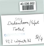 52152 W5107 Dedenborn FOTO KEINE AK