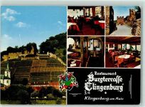 63911 W8763 Klingenberg a. Main - Cafe Restaurant Burgterrasse Clingenburg