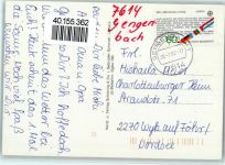77723 W7614 Gengenbach - Engelsgasse An der Kinzig Rathaus Oberer Torturm Sanatorium Krankenhaus Schwimmbad Jakobskapelle