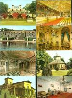 14467 O1510 Potsdam Sanssouci innen + außen Lot mit 27 AK um 1975; gute Erhaltung, wenige gelaufen