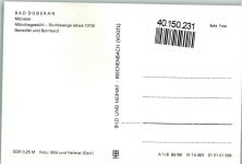 18209 O2560 Bad Doberan - Münster Mönchsgestühl Stuhlwange Benedikt und Bernhard