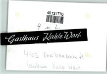 32609 W4971 Oberbauerschaft b Bünde, Westf - Foto Gasthaus Kahle Wart