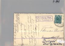 01468 O8105 Moritzburg KEINE AK Landpoststempel