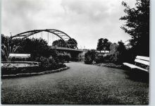 27318 W2812 Hoya , Weser - Brücke Fluss Bank Baum