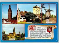 41539 W4047 Zons - Juddeturm Rheinfront Mühlenturm Chronik AKU2
