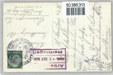 97653 W8743 Kreuzberg a d Rhön - Fliegeraufnahme , Stempel Meiningen