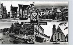 86732 W8867 Oettingen i.Bay. - Schwimmbad, Schloßplatz, ...