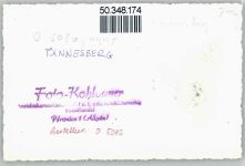 92723 W8481 Tännesberg - (keine Ak-Einteilung)